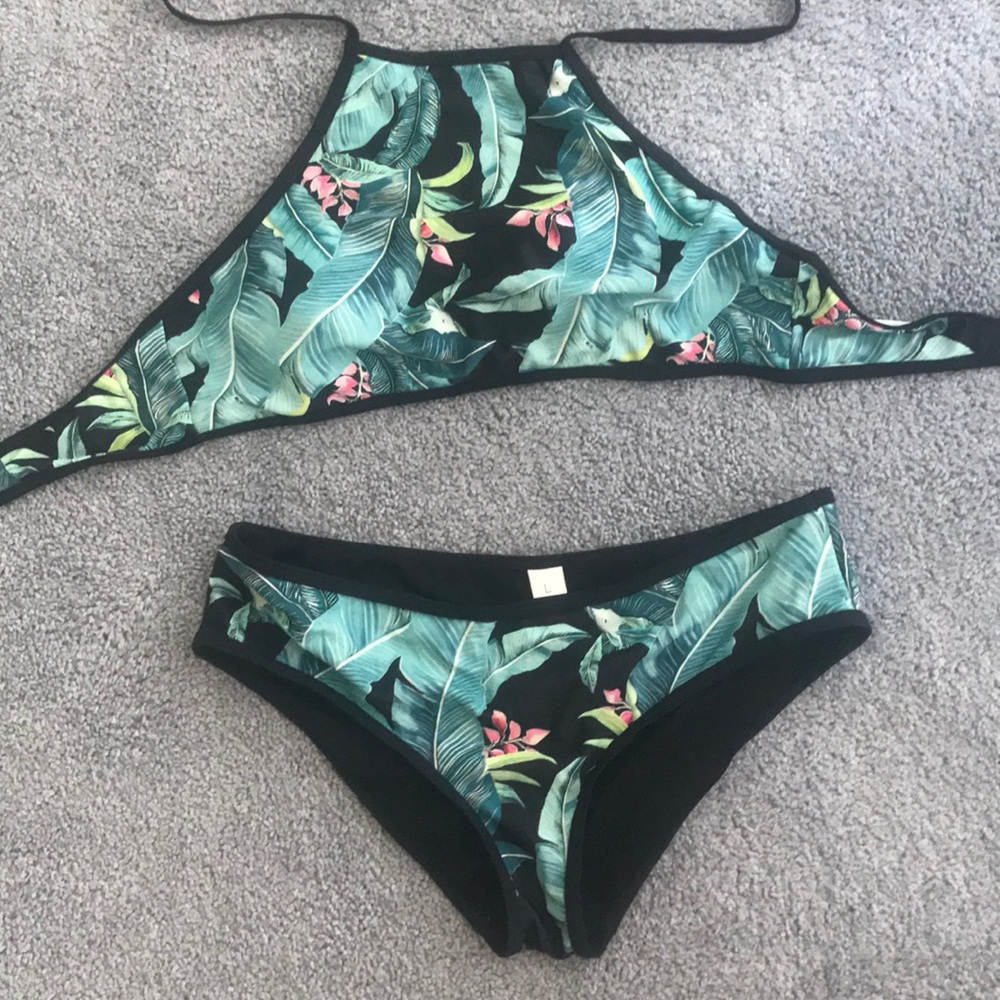 halter bathing suit